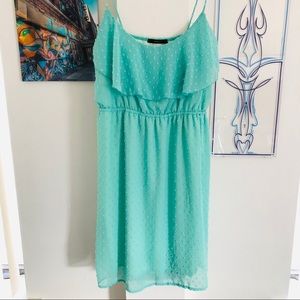 Spaghetti Strap Mint Dress